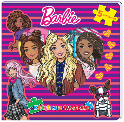 Barbie- Ksiązka z puzzlami