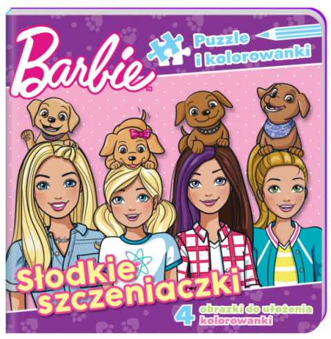 Barbie- Puzzle i kolorowanki