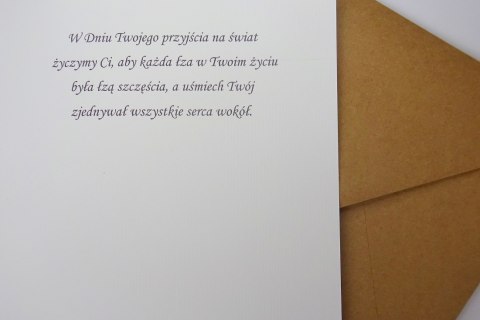 Kartka okolicznościowa Narodziny 5904365269506 Kartka okolicznościowa Narodziny 5904365269506