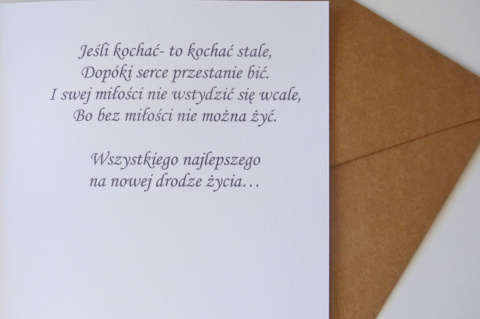 Kartka okolicznościowa Ślubna 5904365269049 Kartka okolicznościowa Ślubna 5904365269049