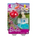 MINIZESTAW SWIAT Barbie ® Mini Playset z wrażeń Dodatki i Pet, BBQ Theme z Pachnącej Grill