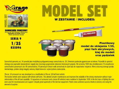 MIRAGE SET SAM. PANCERNY WZ. 34 MIRAGE SET SAM. PANCERNY WZ. 34