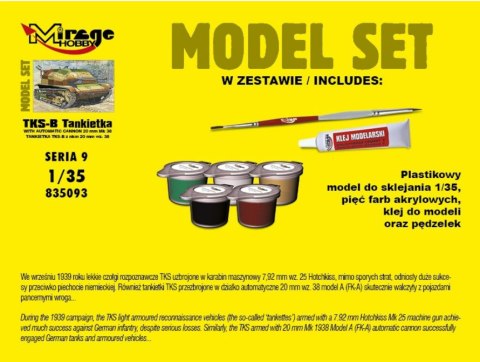 MIRAGE SET TANKIETKA TKS-B SERIA 9 MIRAGE SET TANKIETKA TKS-B SERIA 9