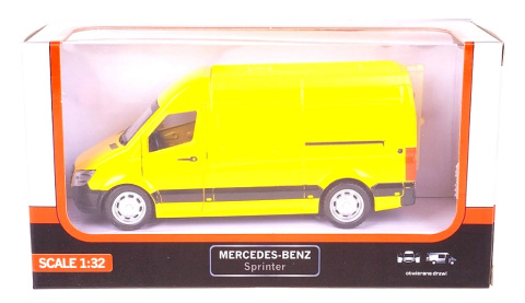 Mercedes Benz Sprinter 1:32 żółty