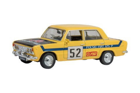 PRL FIAT 125P RALLY żółty PRL FIAT 125P RALLY żółty