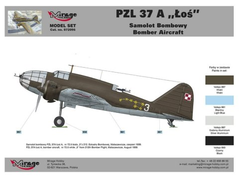 PZL-37 A ŁOŚ SAMOLOT PZL-37 A ŁOŚ SAMOLOT