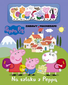 Świnka Peppa- Książka z magnesem- Na szlaku