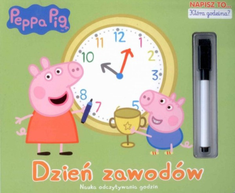 Świnka Peppa- Napisz to- Dzień zawodów