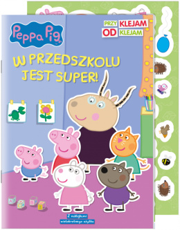 Świnka Peppa- Przyklejam, odklejam- W przed