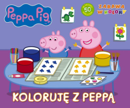 Świnka Peppa- Zabawa w kolory- Koloruje