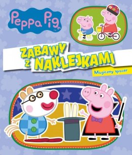 Świnka Peppa- Zabawy z naklejkami- Magiczny