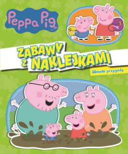 Świnka Peppa- Zabawy z naklejkami- Wesołę