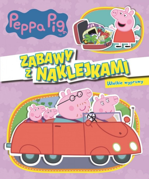 Świnka Peppa- Zabawy z naklejkami- Wielkie