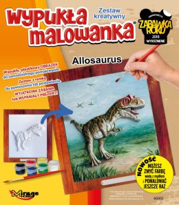 Wypukła Malowanka Dinozaur - Allosaurus