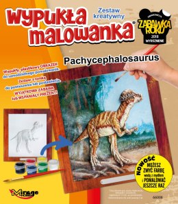 Wypukła Malowanka Dinozaur - Pachycephalosaurus