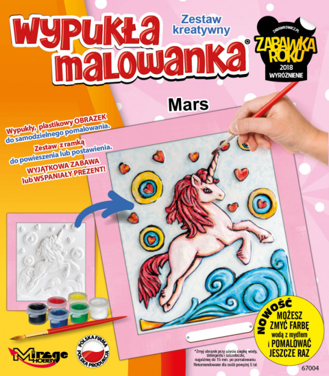 Wypukła Malowanka Jednorożec - Mars