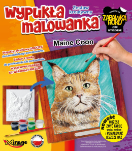 Wypukła Malowanka Kot - Maine Coon