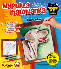 Wypukła malowanka labrador