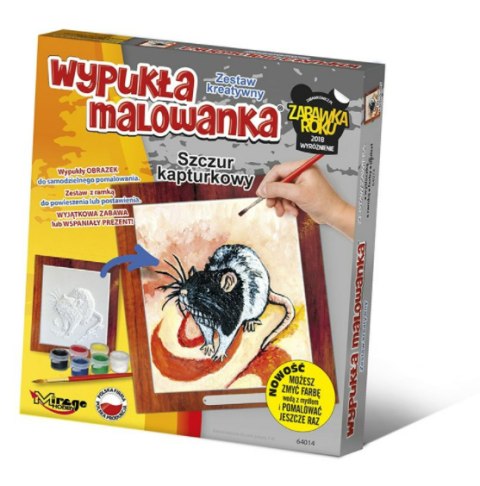 Wypukła malowanka - szczur