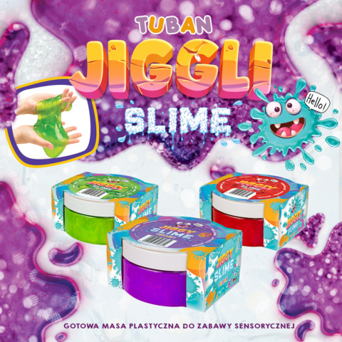 JIGGLY SLIME - CZERWONY TRUSKAWKA 200G JIGGLY SLIME - CZERWONY TRUSKAWKA 200G