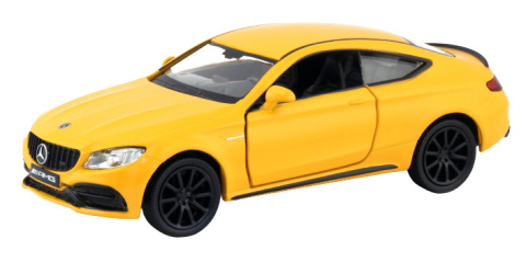 RMZ Mercedes-Benz C63 S AMG Coupe 2019 Yellow 1:32 RMZ Mercedes-Benz C63 S AMG Coupe 2019 Yellow 1:32