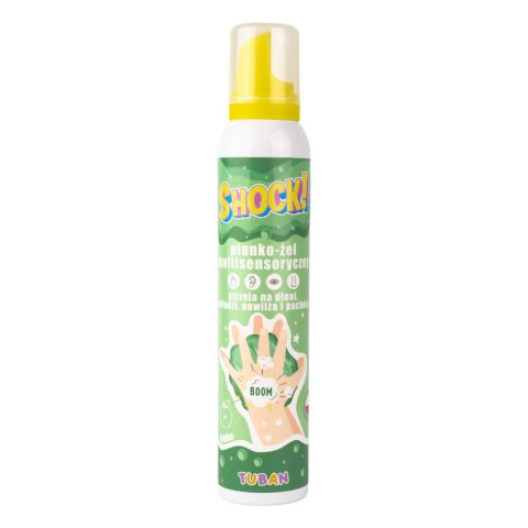 SHOCK! - MULTISENSORYCZNY PIANKO-ŻEL - 200 ML JABŁKO