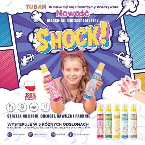 SHOCK! - MULTISENSORYCZNY PIANKO-ŻEL - 200 ML NEUTRALNY SHOCK! - MULTISENSORYCZNY PIANKO-ŻEL - 200 ML NEUTRALNY