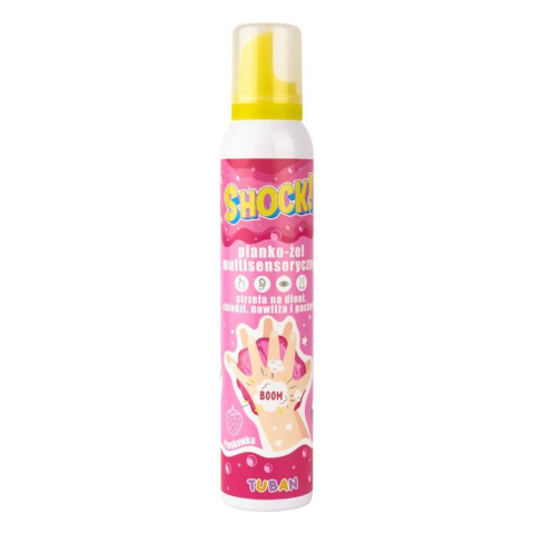 SHOCK! - MULTISENSORYCZNY PIANKO-ŻEL - 200 ML TRUSKAWKA