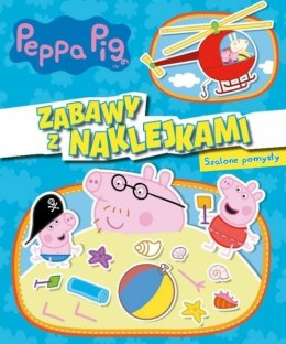 Świnka Peppa Zabawy z naklejkami 3 Szalone pomysły