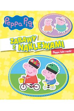 Świnka Peppa - zabawy z naklejkami - Peppa lubi ruch!