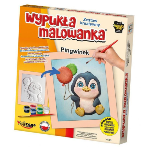 Wypukłą malowanka Pingwinek