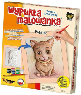 Wypukłą malowanka Piesek