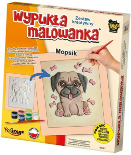 Wypukłą malowanka Mopsik