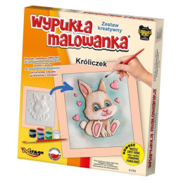 Wypukłą malowanka Króliczek