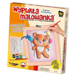 Wypukłą malowanka Miś