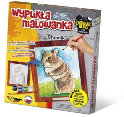 Wypukła malowanka - chomik