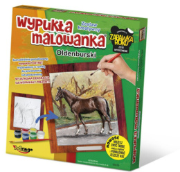 Wypukła malowanka koń Oldenburski