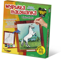 Wypukła malowanka - koń lipicański