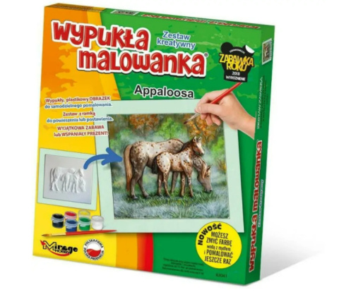 Wypukła malowanka konie Appoloosa