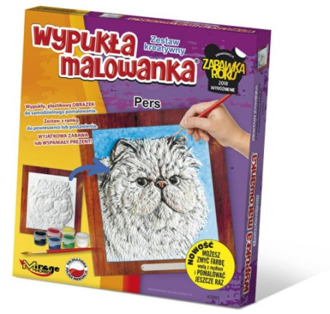 Wypukła malowanka - kot pers