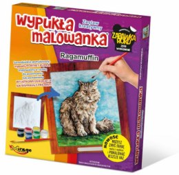 Wypukła malowanka - kot ragamuffin