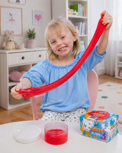 Jiggly Slime Tuban czerwony truskawka 200 g