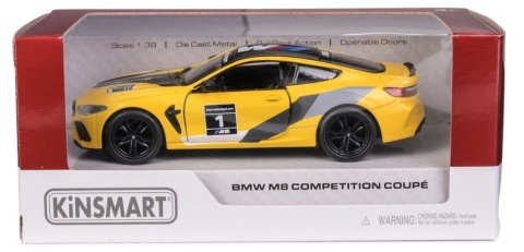KT 5" BMW M8 Competition Coupe (Livery Edition)/yellow 1:38