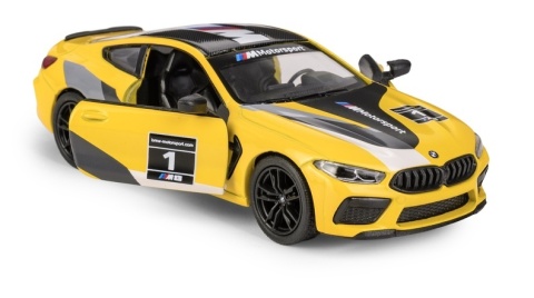 KT 5" BMW M8 Competition Coupe (Livery Edition)/yellow 1:38