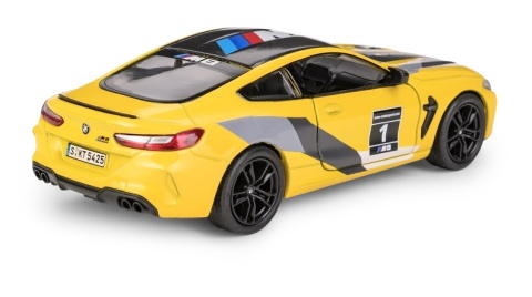 KT 5" BMW M8 Competition Coupe (Livery Edition)/yellow 1:38