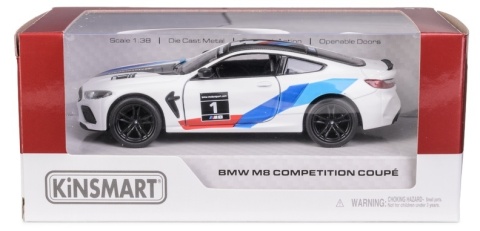 KT 5" BMW M8 Competition Coupe (Livery Edition)/white 1:38