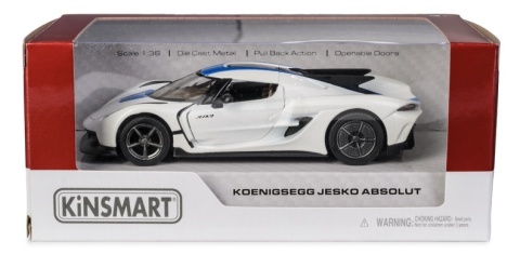 KT 5" Koenigsegg Jesko Absolut (Livery Edition)/white 1:36