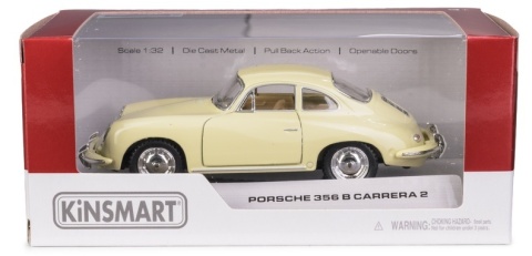 KT 5" PORSCHE 356 B CARRERA 2 IVORY 1:36