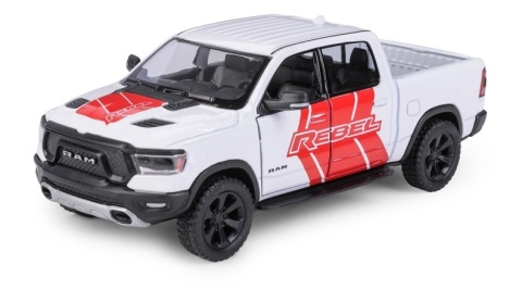 "KT 5"" 2019 Ram 1500 w/ printing/white" 1:36