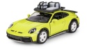 KT 5" Porsche 911 Rallye with Roof Rack/yellow 1:36